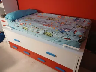 Cama nido con colchones