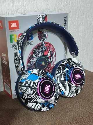 Cascos JBL JB630NC (RGB) - RGB AZUL Y BLANCO