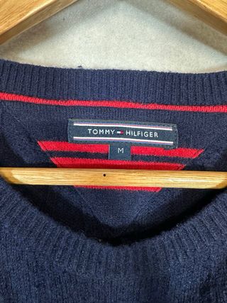 Jersey Tommy Hilfiger Lana Cable Knit Azul Talla M