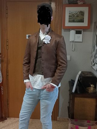 Chaqueta Fallero Marrón Talla 44