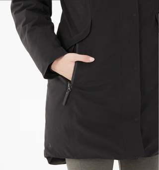 Parka de montaña y nieve impermeable Mujer Quechua