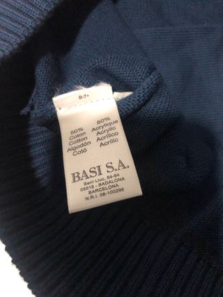 Jersey Lacoste Azul Talla XL