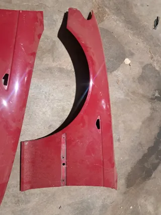 Aletas BMW E46 Coupe Rojas