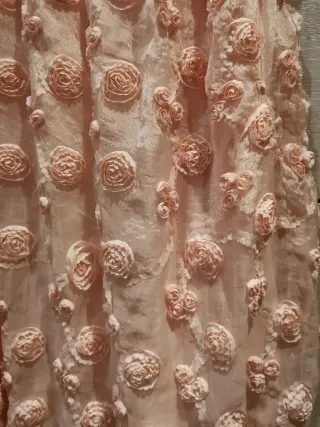 Abito donna pizzo e fiori nr 151
