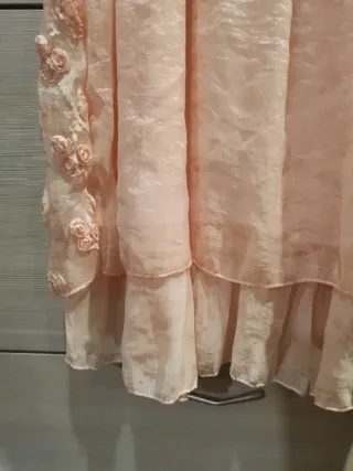 Abito donna pizzo e fiori nr 151