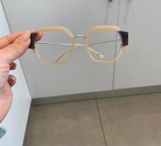 Montatura vista Kaleos beige/marrone