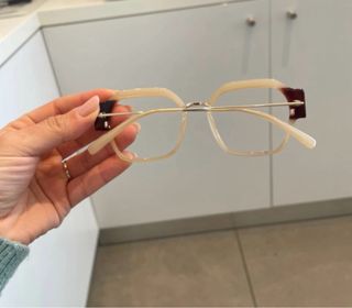 Montatura vista Kaleos beige/marrone