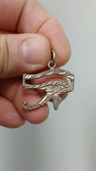 Colgante Ojo de Horus Plata Ley Vintage