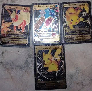Lote 4 Cartas Pokémon V/VMAX