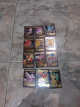 Lote 4 Cartas Pokémon V/VMAX