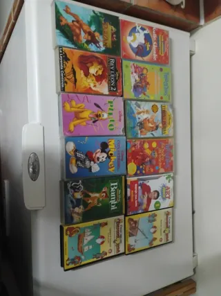 Lote 12 Cintas VHS Infantiles Disney y Warner