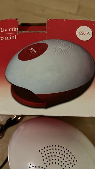 Lámpara Uñas Thuya Blanca y Roja