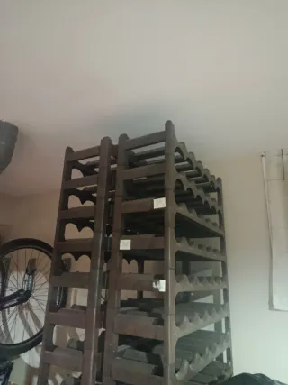 Botellero Plástico Apilable 6 Botellas. Pack de 40