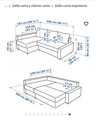 Divano chaiselongue IKEA FRIHETEN Grigio