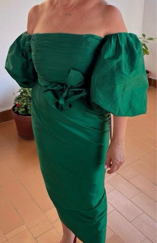 Vestido fiesta Rosa Clara verde