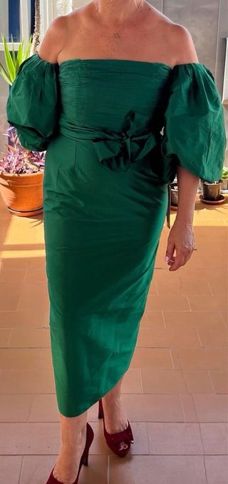 Vestido fiesta Rosa Clara verde