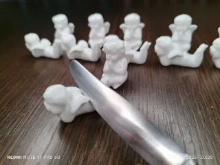 ANGELITOS Posa-cubiertos porcelana (Set de 12)