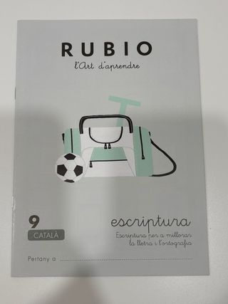 Escriptura RUBIO 9 (català)