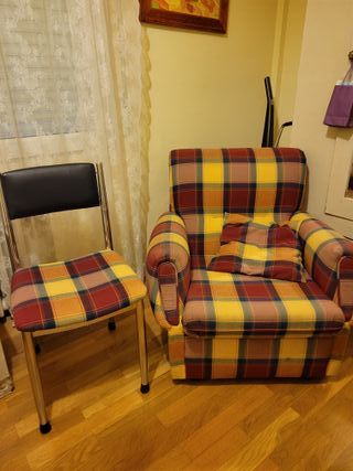 Sillón cómodo + 2 sillas a juego