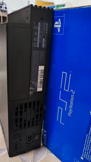 Playstation 2 nera, PS2 con scatola, funziona perfettamente