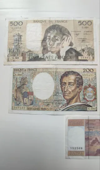Lote di banconote Francia