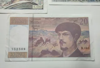 Lote di banconote Francia