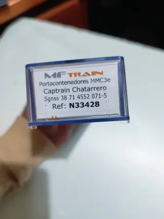 MF Train Plataforma Vagón Captrain Chatarrero MMC3