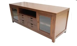 Mueble TV Colonial Madera 1.8m