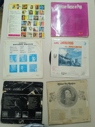 Lote Vinilos LP y Singles Varios Géneros