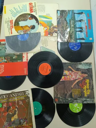 Lote Vinilos LP y Singles Varios Géneros