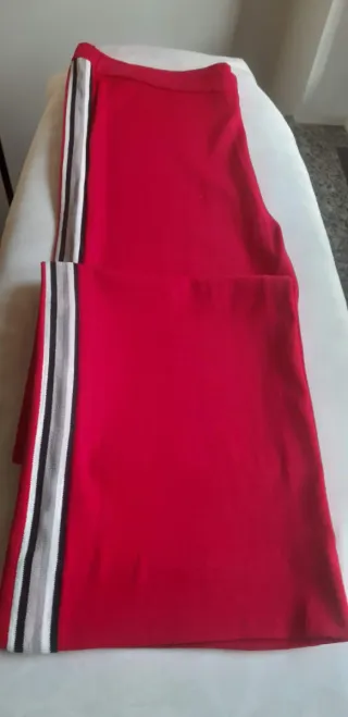 Pantaloni  Donna Rosso Viscosa