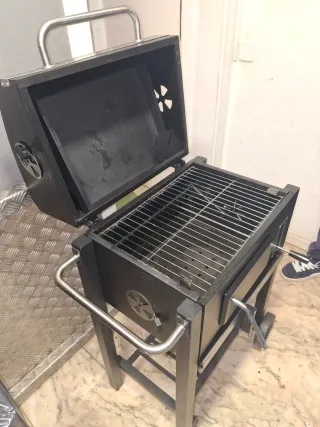 Parrilla Barbacoa Portátil Negra