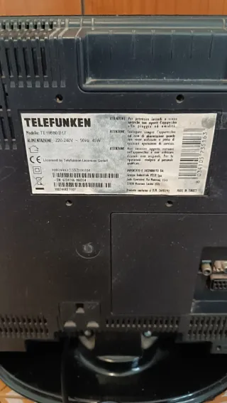 Telefunken TE19880B17 19 Monitor TV HDMI