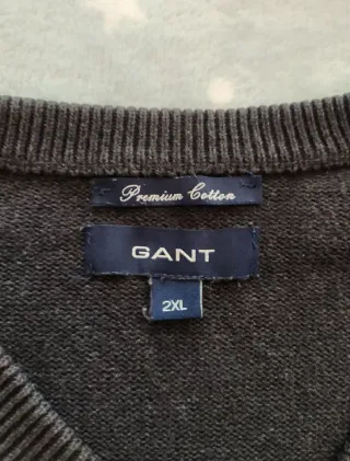 Jersey GANT Algodón Gris Talla 2XL