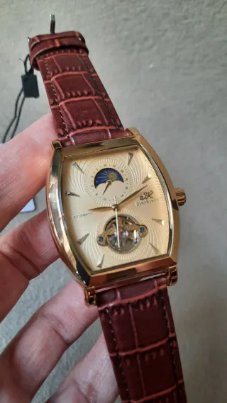 Orologio Jinskin Automatico Uomo Oro Marrone