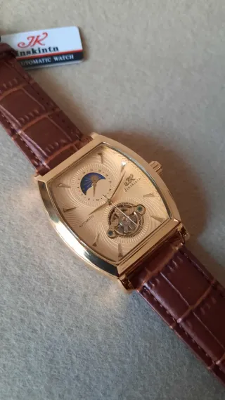 Orologio Jinskin Automatico Uomo Oro Marrone