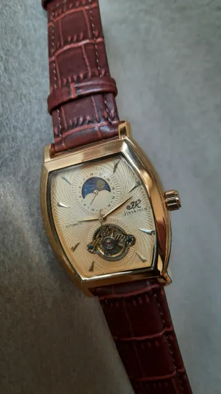 Orologio Jinskin Automatico Uomo Oro Marrone