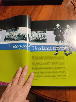 Historia en blanco y azul. Real Sociedad.