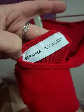 Vestido rojo ajustado