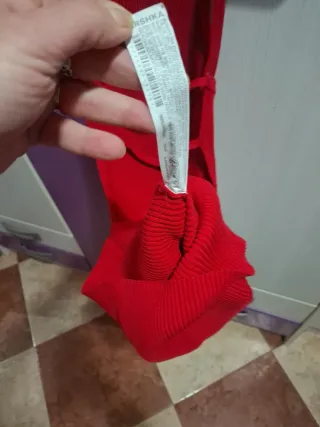 Vestido rojo ajustado