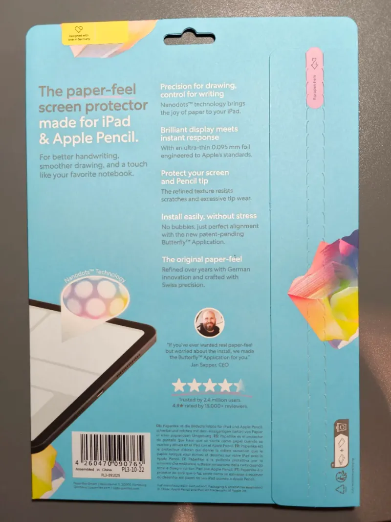 Protector de pantalla Paperlike iPad A16 11" afbeelding 2