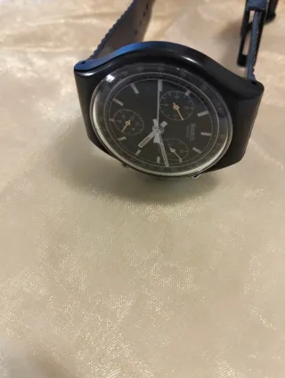 Orologio Swatch Chronograph Nero