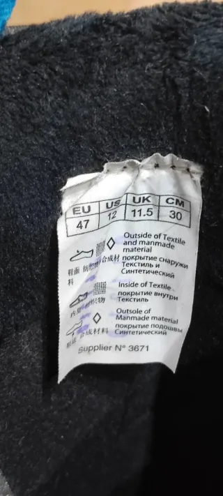 Botas de Snowboard Negras y Azules