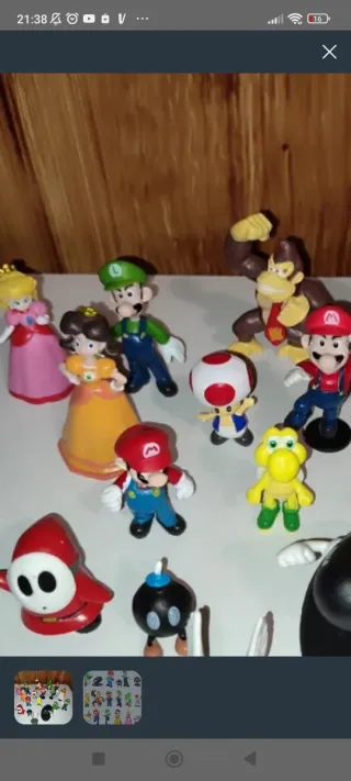 7 Figuras Mario Bros a elegir de las 18