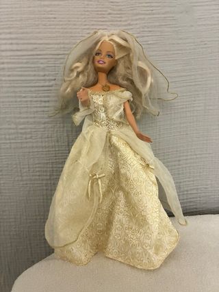 Barbie Sposa Abito Dorato Originale