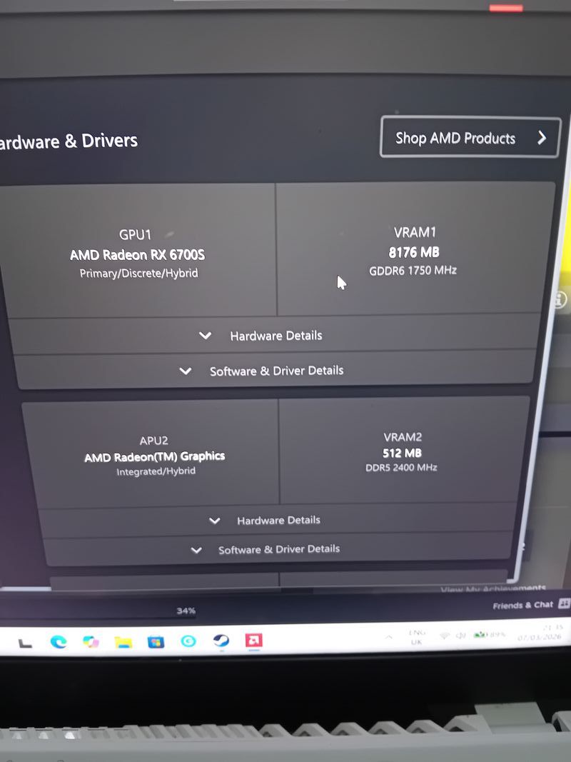 ASUS ROG Zephyrus G14 Ryzen 9 RX 6700S afbeelding 4