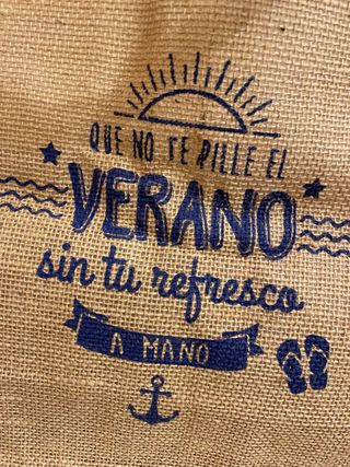 Bolsa de playa Verano a mano