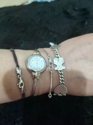 Pulsera Tous Plata 935 Corazón Oso Estrella