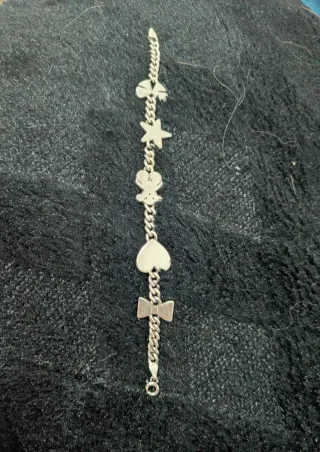 Pulsera Tous Plata 935 Corazón Oso Estrella