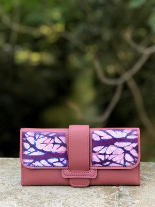 Cartera pintada a mano personalizada